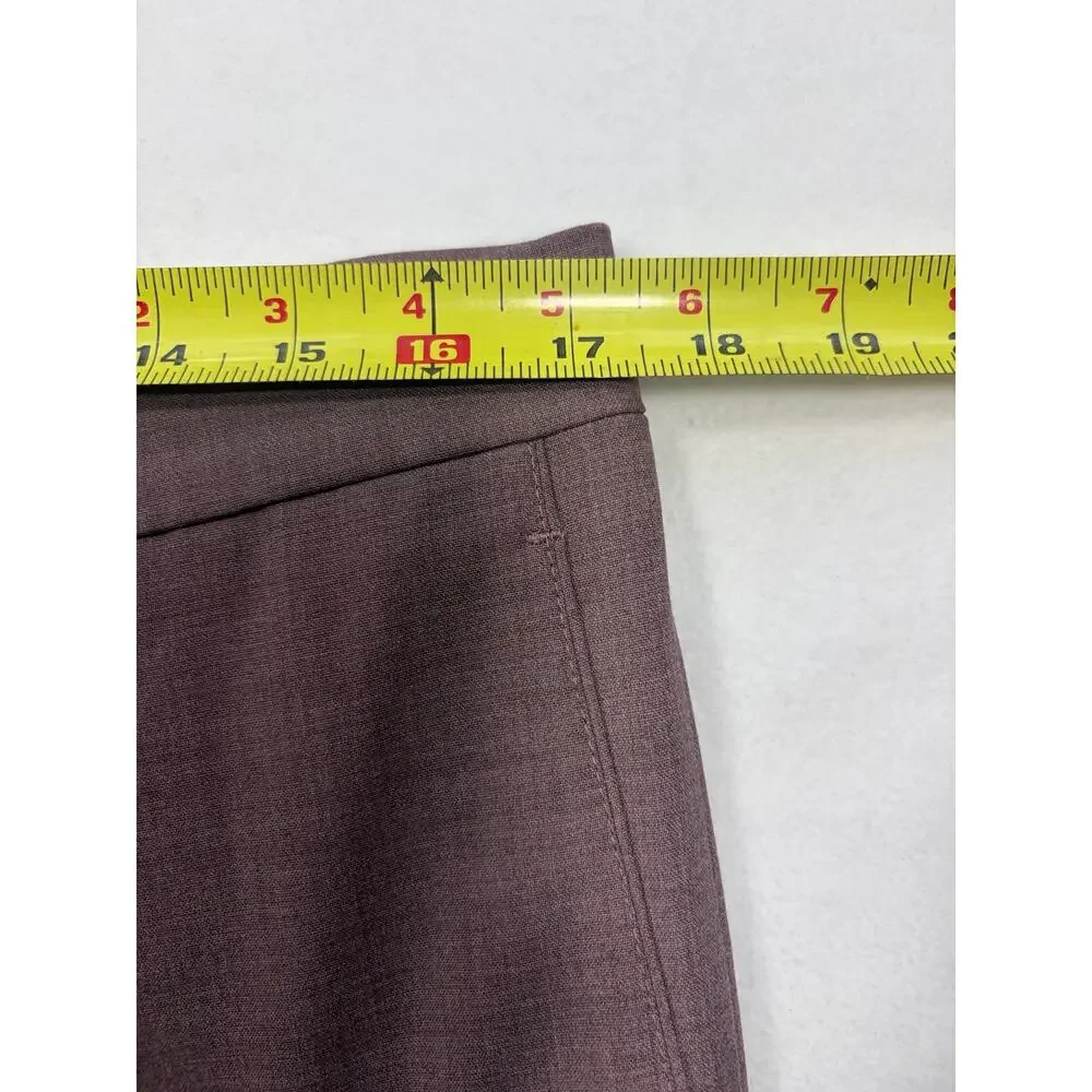 Saks Fifth Avenue Koby Pants Mens 34x32 Mauve Wool Blend Dress Pants Made Canada